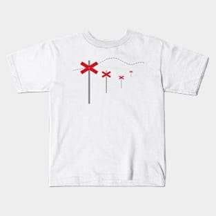 Scandinavian Wintersign Ledkryss Kids T-Shirt